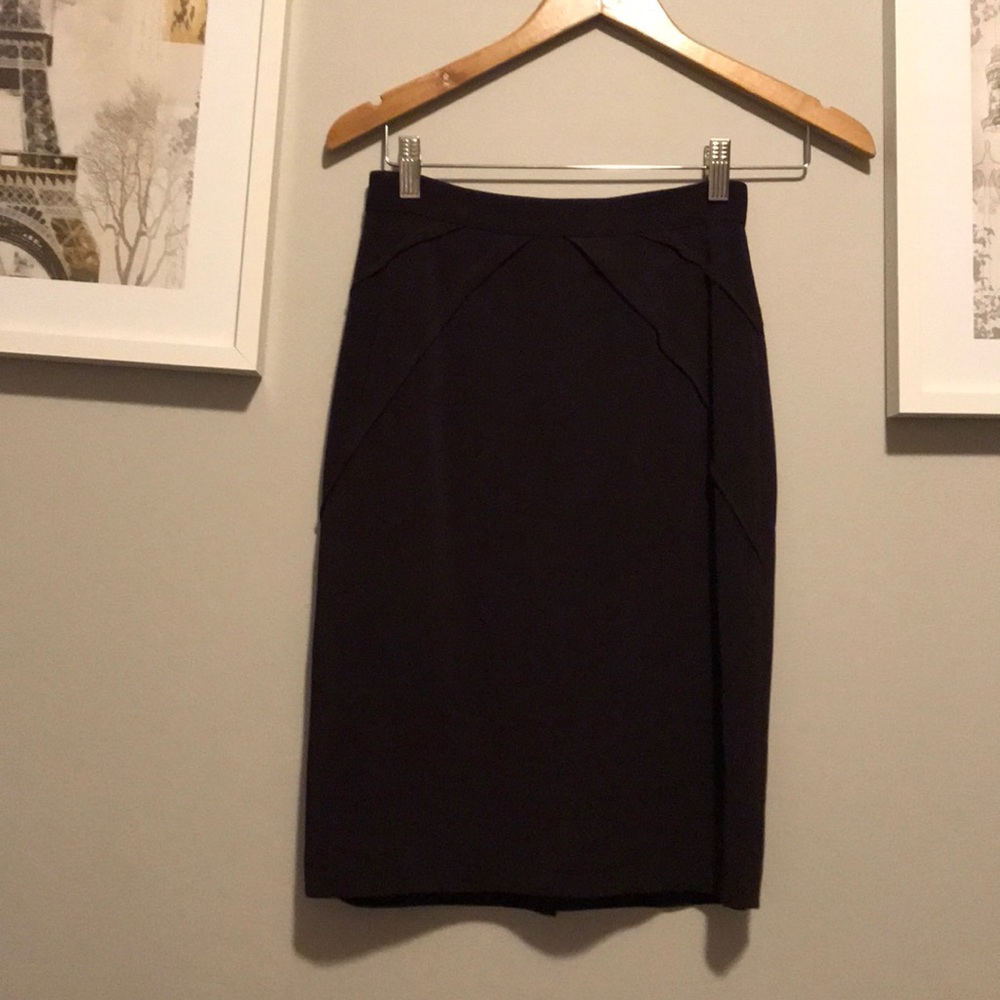 Reiss Wine Pencil Skirt